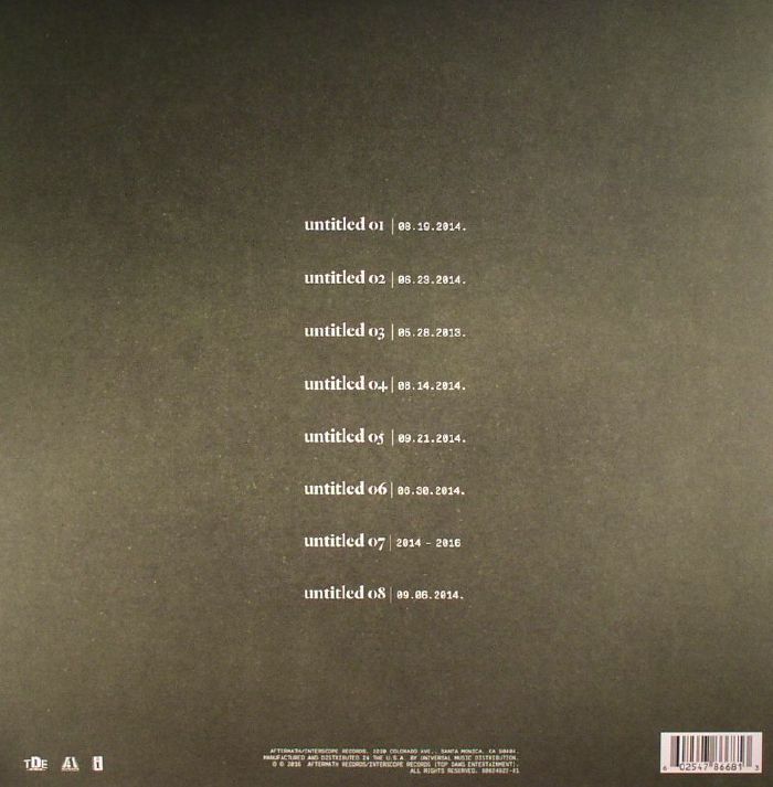 Untitled Unmastered - Kendrick LAMAR