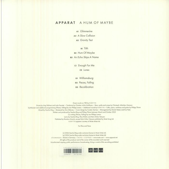 A Hum Of Maybe - Apparat