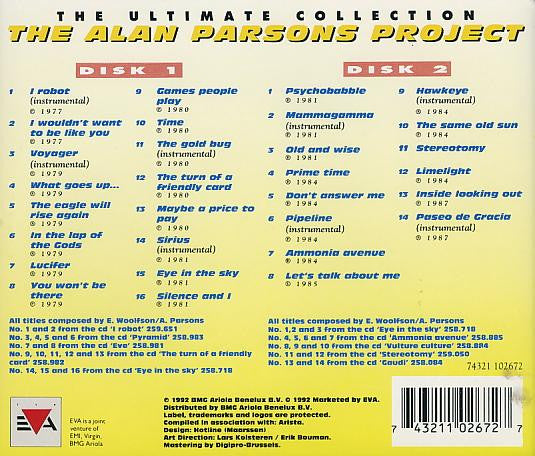 The Ultimate Collection – The Alan Parsons Project (2. El)