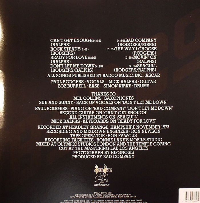 Bad Company - BAD COMPANY