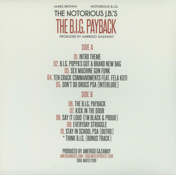 The Notorious J.B.'s: The B.I.G. Payback – Amerigo Gazaway (2.El) Vinyl