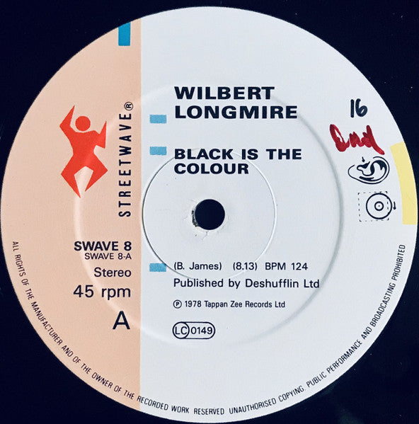 Black Is The Colour / Mysteries Of The World - Wilbert Longmire (2. El) (EP)