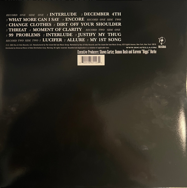 The Black Album- Jay Z