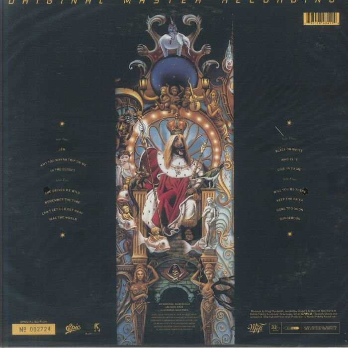Dangerous - Michael Jackson ( Audiophile Edition - Limited Numbered)
