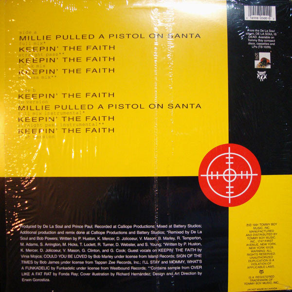 Millie Pulled A Pistol On Santa / Keepin' The Faith - De La Soul (2. El) (EP)