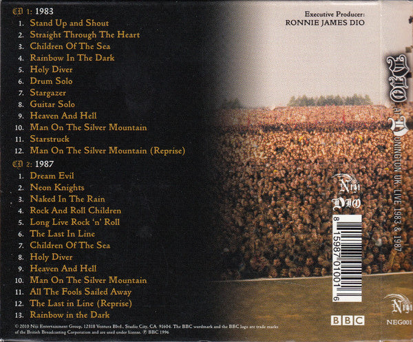 At Donington UK: Live 1983 & 1987 – Dio (2. El)