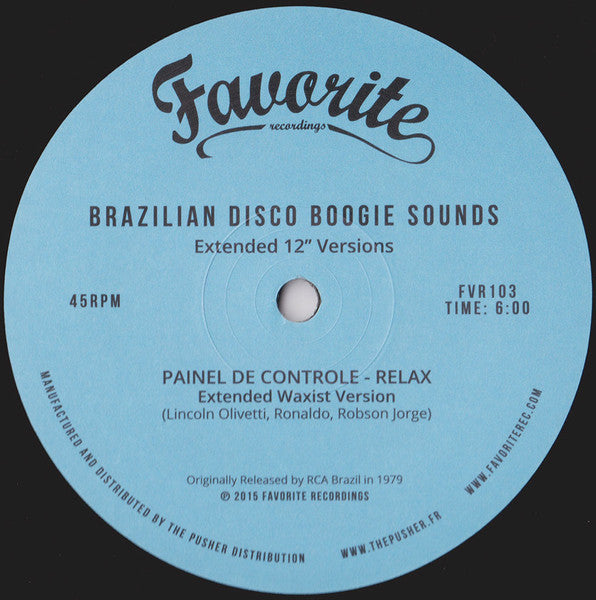 Various – Brazilian Disco Boogie Sounds (Extended 12" Versions) (2.El) Vinyl