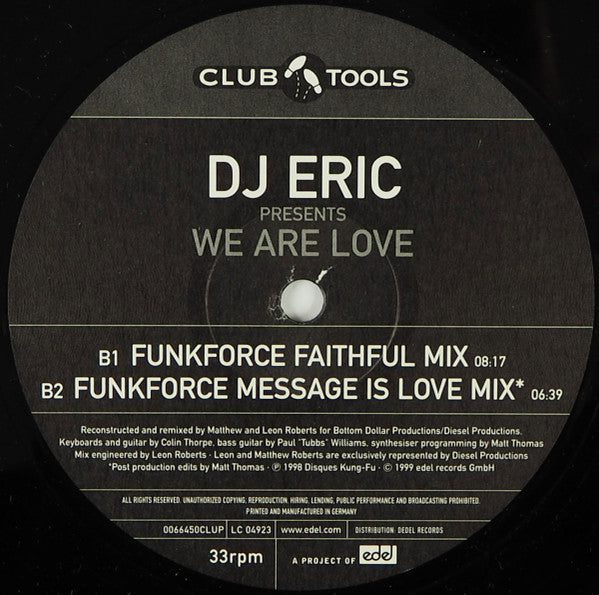 We Are Love - DJ Eric (2.El) (EP)
