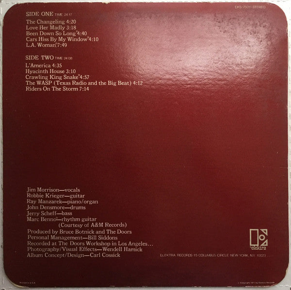L.A. Woman – Doors  (2.El)