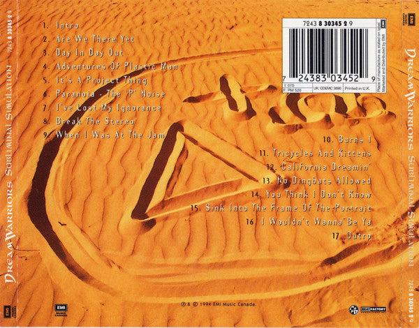 Subliminal Simulation - Dream Warriors (2.El) CD