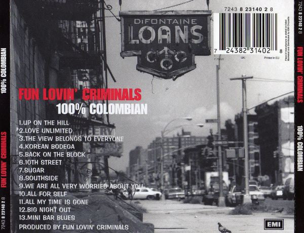 %100 Colombian - Fun Lovin' Criminals (2.El) CD