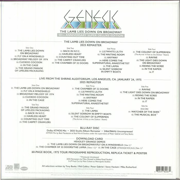 The Lamb Lies Down On Broadway (50th Anniversary Super Deluxe Edition) - Genesis