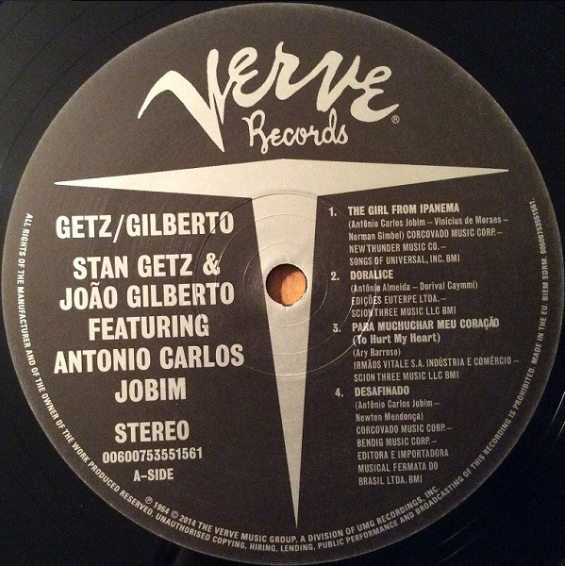 Getz/Gilberto - Stan Getz & Joao Gilberto