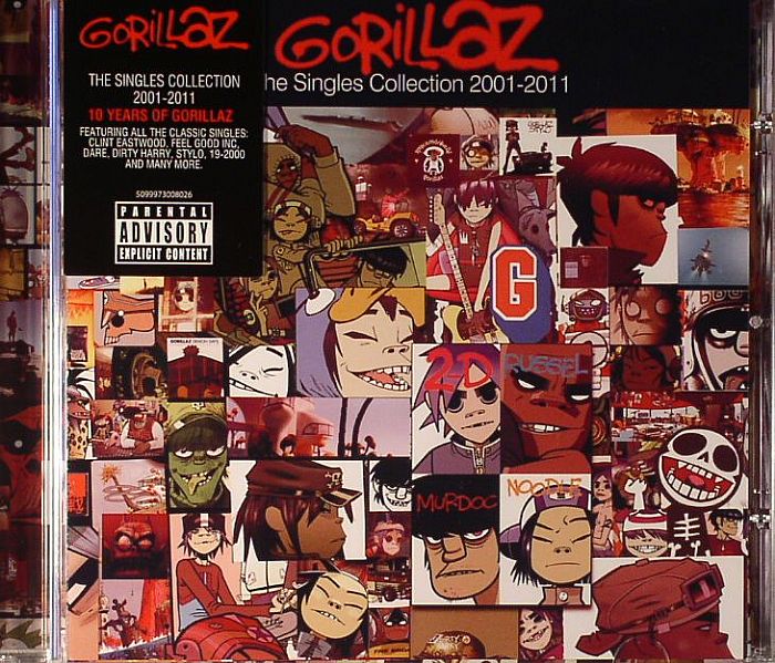 The Singles Collection 2001-2011 - Gorillaz (CD)