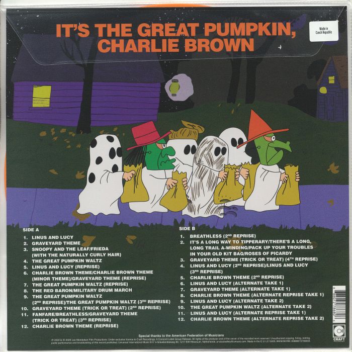 It's The Great Pumpkin Charlie Brown (Soundtrack) (reissue) - Vince Guaraldi