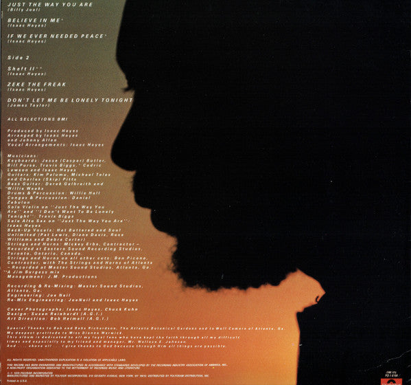 For The Sake Of Love – Isaac Hayes (2.El) Vinyl