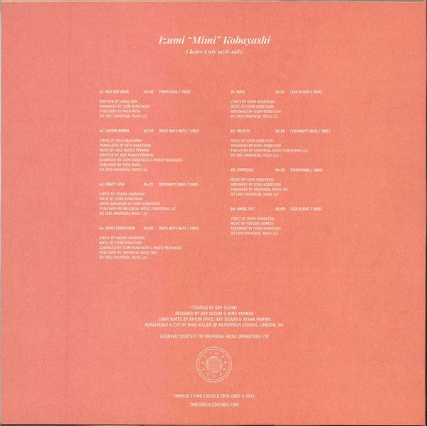 Choice Cuts 1978-1983 – Izumi “Mimi” Kobayashi (2.El) Vinyl