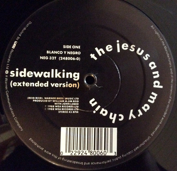 Sidewalking - The Jesus and Mary Chain (2. EL) (EP)