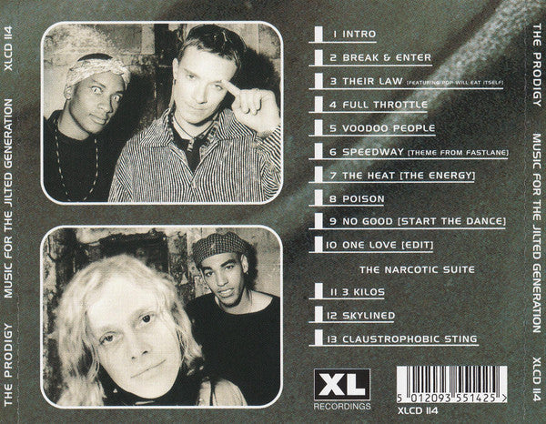 Music For The Jilted Generation - The Prodigy (2.El) CD