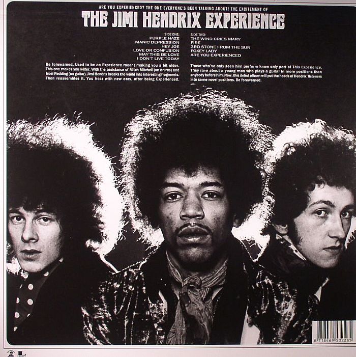 Are You Experienced - Jimi Hendrix Experience (mono) (remastered)