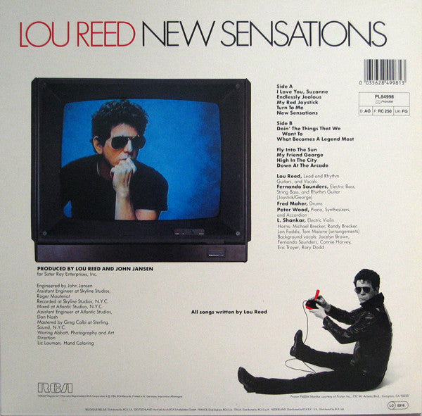 New Sensations – Lou Reed (2.El) Vinyl