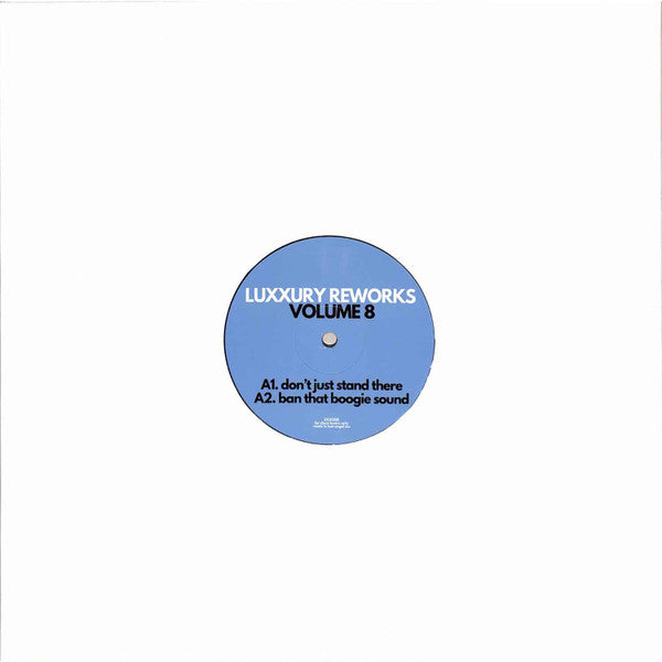 Luxxury Reworks Volume 8 – Luxxury (2.El) Vinyl