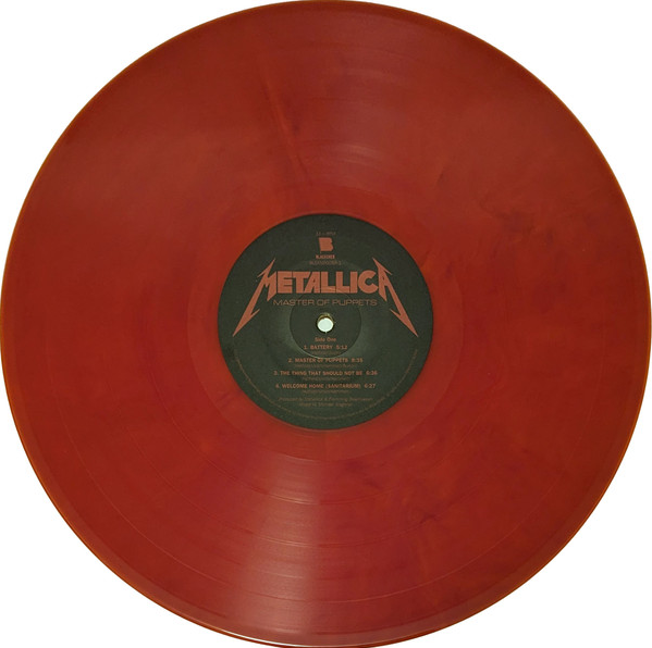 Master Of Puppets- Metallica (Limited Edition Battery Brick Vinyl ...