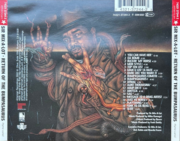 Return Of The Bumpasaurus - Sir Mix A Lot (2.El) CD