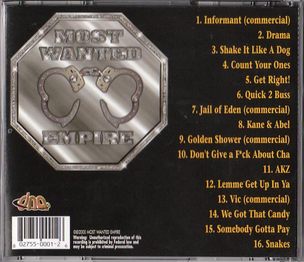 Most Wanted - Kane & Abel (2. El) CD