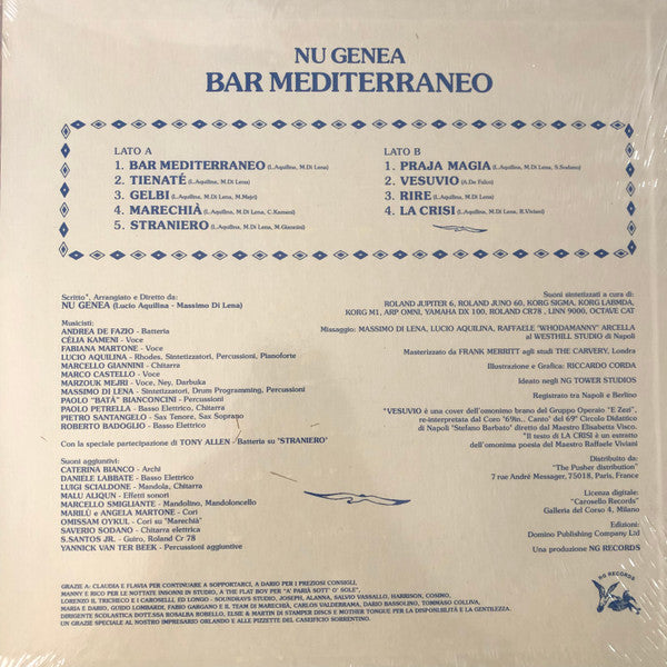 Bar Mediterraneo – Nu Genea (2.El) Vinyl