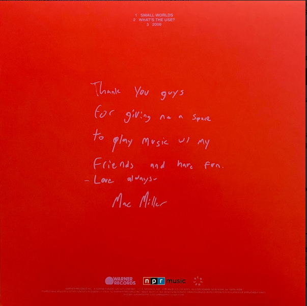 NPR Music Tiny Desk Concert - Mac Miller (Blue Edition)