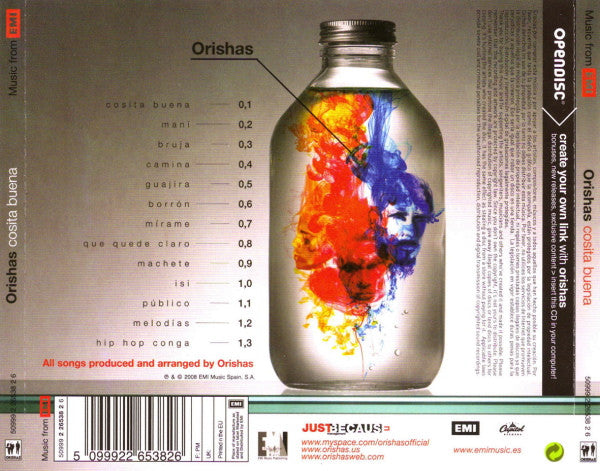 Cosita Buena - Orishas (2.El) CD