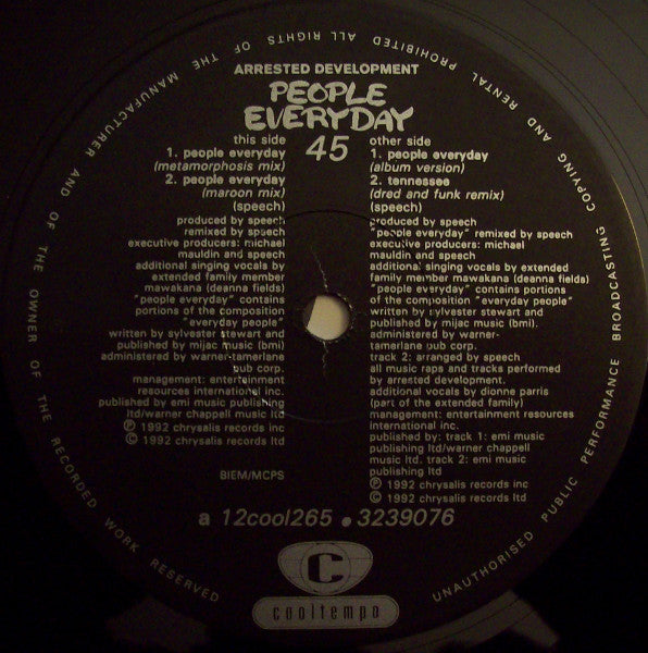 People Everyday - Arrested Development (2.El)(EP)