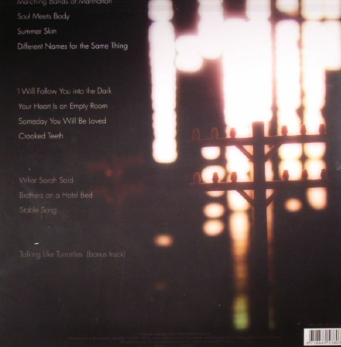 Plans - Death Cab For Cutie