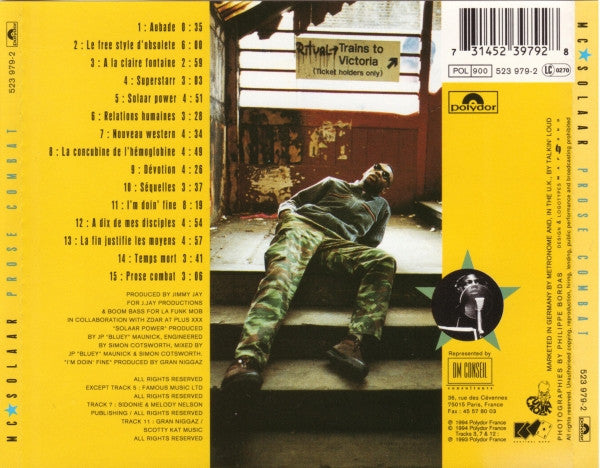 Prose Combat - MC Solaar (2.El) CD