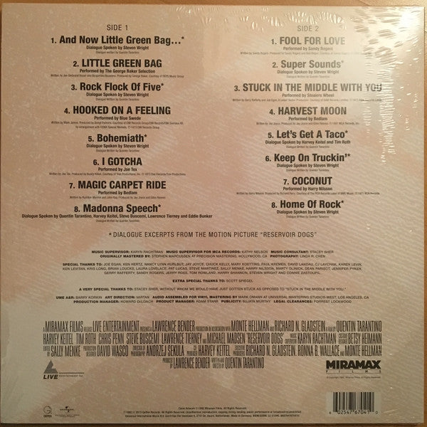 Various – Reservoir Dogs (Original Motion Picture Soundtrack) (2.El)