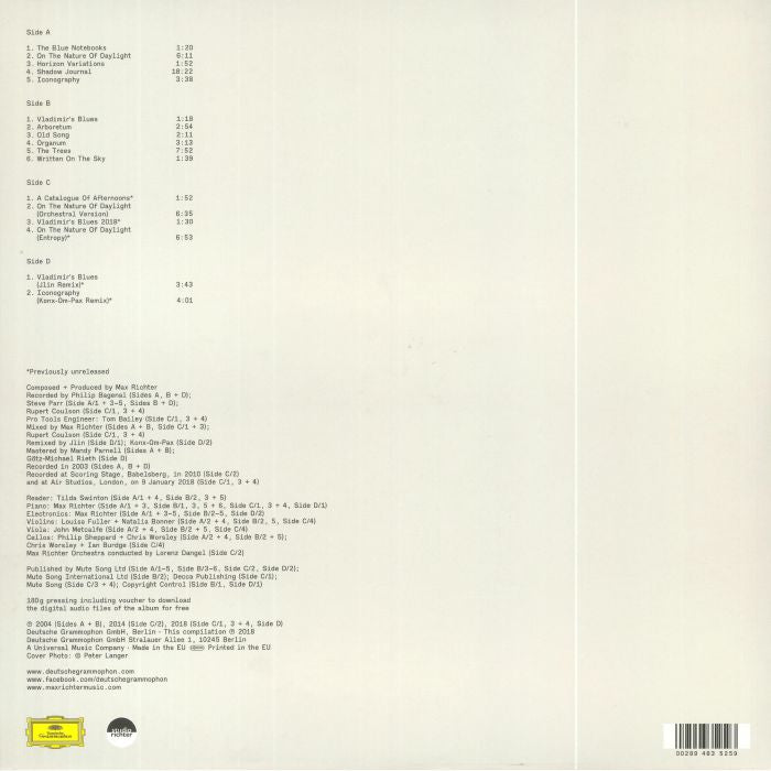 The Blue Notebooks: 15th Anniversary Edition (reissue) - Max Richter