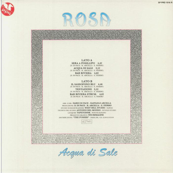 Acqua Di Sale – Rosa (2.El) Vinyl