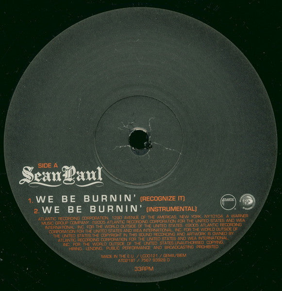 We Are Burnin'- Sean Paul (2. El) (EP)