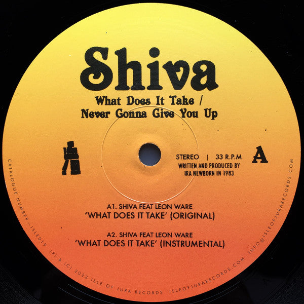 What Does It Take / Never Gonna Give You Up – Shiva (2.El) Vinyl
