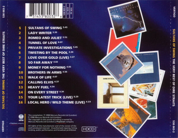 Sultans Of Swing (The Very Best Of Dire Straits) – Dire Straits (2. El)