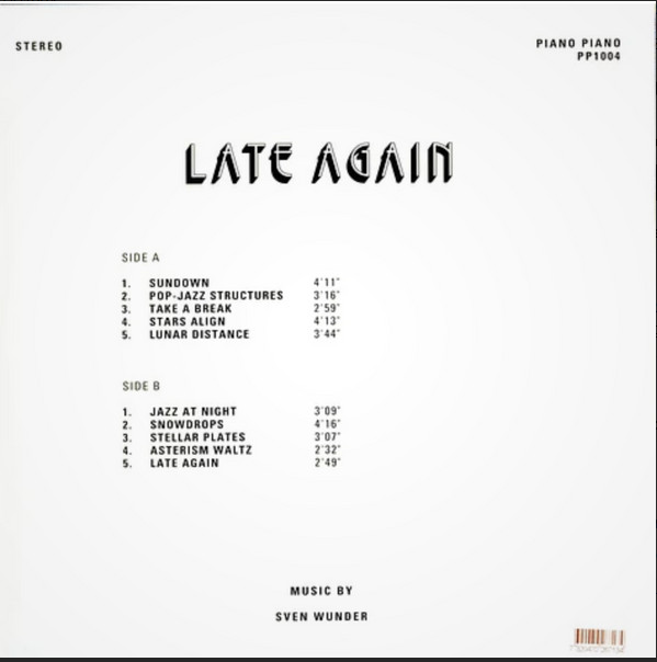 Late Again - Sven Vunder