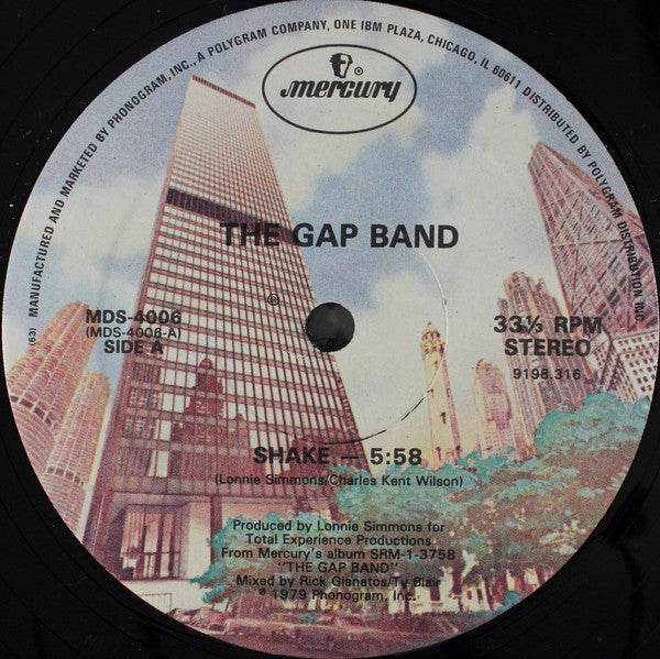 Shake / Baby Baba Boogie - The Gap Band (2. El) (EP)