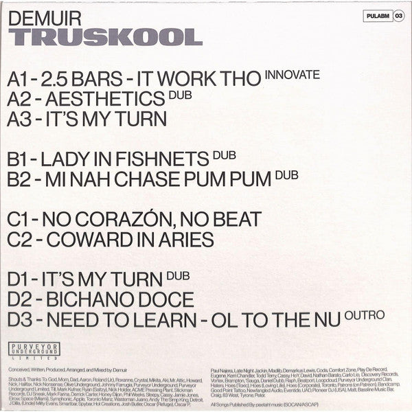Truskool – Demuir (2.El) Vinyl