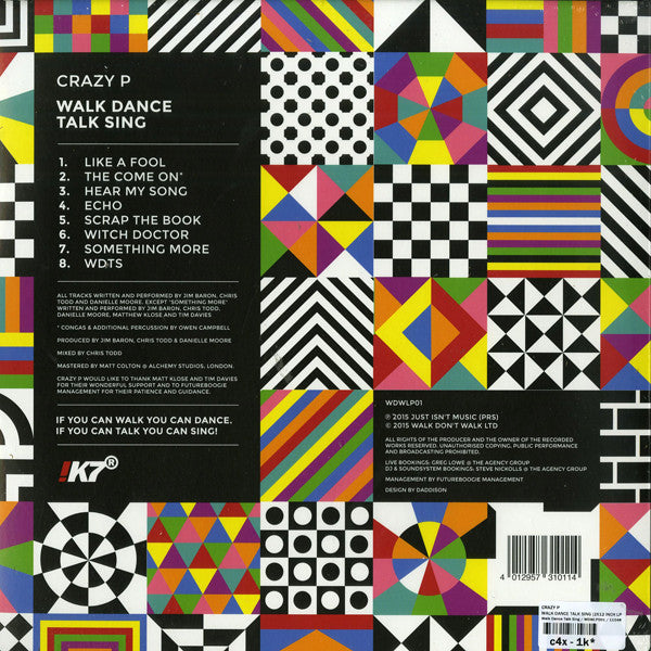 Walk Dance Talk Sing – Crazy P (2.El) Vinyl