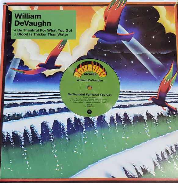 Be Thankful For What You Got/ Blood Is Thicker Than Water – William DeVaughn (2.El) Vinyl