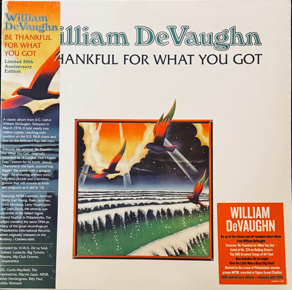 Be Thankful For What You Got – William DeVaughn (2.El)